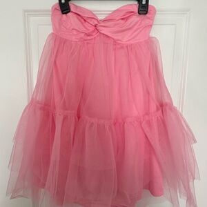Beginning Boutique Blush Pink Tulle Mini Skirt